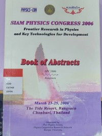 Image of SIAM PHYSICS CONGRESS 2006